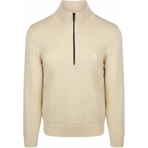 Sweatshirts Pull Kanobix Demi-Zip Ecru - BOSS - Modalova