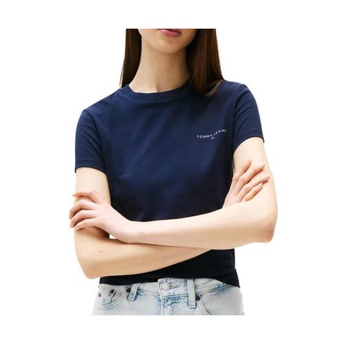T-shirt Slim Linear DW0DW21164 - Tommy Hilfiger - Modalova