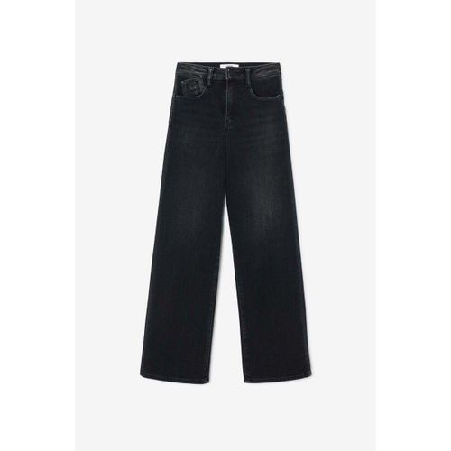 Jeans flare / larges Jeans pulp regular taille haute noir - Le Temps des Cerises - Modalova