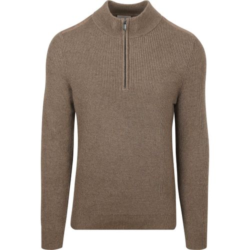 Sweatshirts Pull Demi-Zip Patch Taupe - Suitable - Modalova