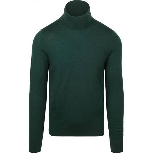 Sweatshirts Pull Col Roulé Merino Vert Foncé - Suitable - Modalova