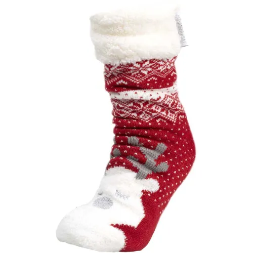 Chaussettes Chaussettes fourrées Noël Rouge - Isotoner - Modalova