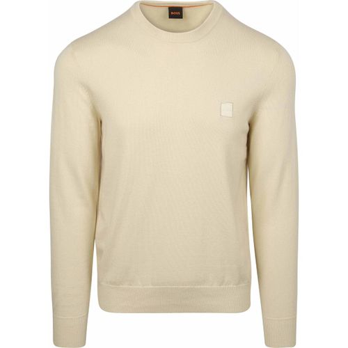 Sweatshirts Pull-over Kanovano Blanc Cassé - BOSS - Modalova