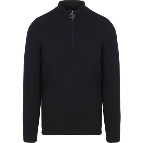 Pull Pull-over Demi-Zip Laine Marine - Barbour - Modalova