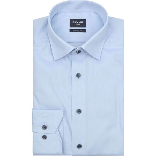 Chemise Chemise Luxor Contrast Button Bleu Clair - Olymp - Modalova