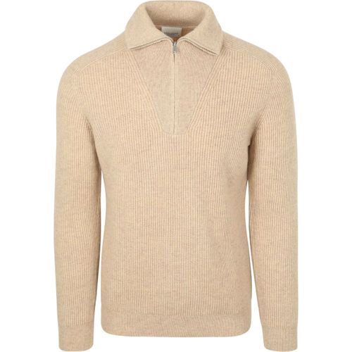 Sweatshirts Pull-over Demi-Zip Laine Sand - Profuomo - Modalova