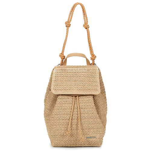 Sac a dos BACKPACK HALF LOGO RAFFIA LUENA - Desigual - Modalova