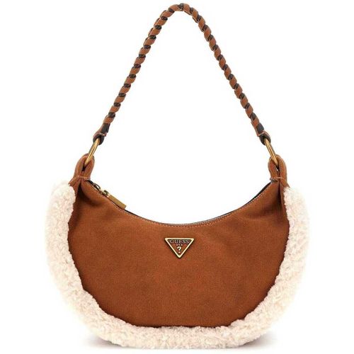 Sac a main Sacs à main Amita Hobo Cognac - Guess - Modalova