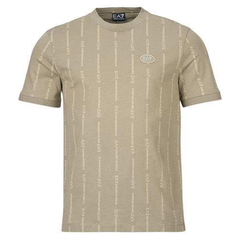 T-shirt TRAIN GRAPHIC SERIES TEE SS MONOGRAM PRINTED - Emporio Armani EA7 - Modalova