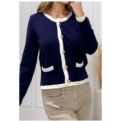 Gilet Gilet Cardigan Marine F - Kebello - Modalova