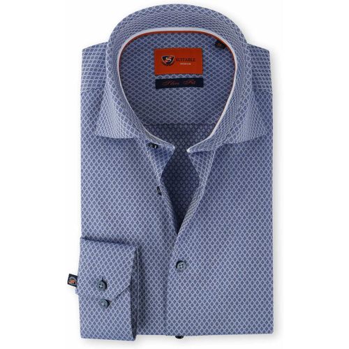 Chemise Chemise Bleu Cobalt Imprimé 61-07 - Suitable - Modalova