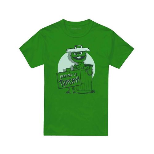 T-shirt Keepin It Trashy - Sesame Street - Modalova