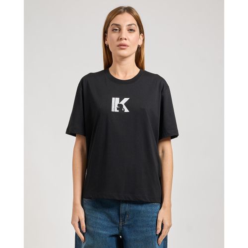 T-shirt T-shirt coupe décontractée - Karl Lagerfeld - Modalova