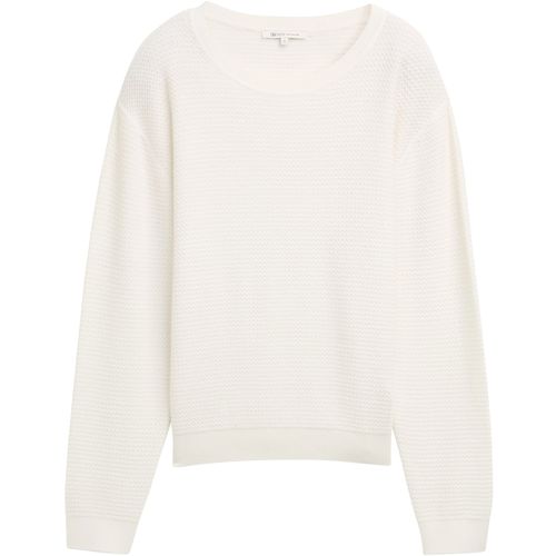 Pull Sweat STRUCTURE Ecru - Tom Tailor - Modalova