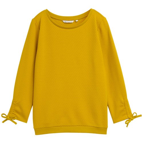 Sweatshirts Sweat STRUCTURE Jaune - Tom Tailor - Modalova
