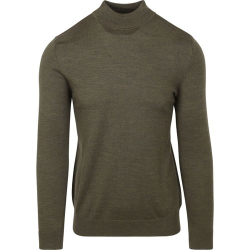 Sweatshirts Pull Turtleneck Merino Vert Olive - Profuomo - Modalova
