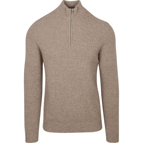 Sweatshirts Pullover Half Zip Mix Laine Sand - Profuomo - Modalova