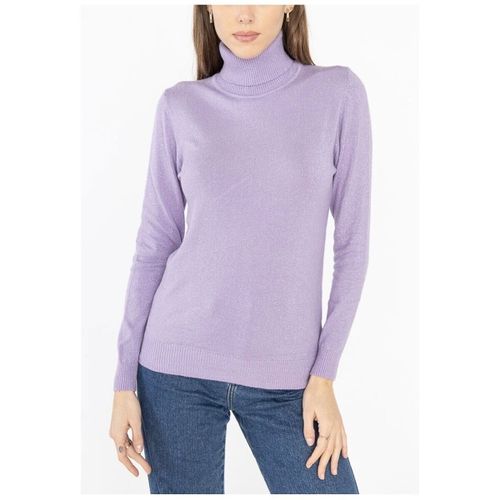 Pull Pull col Roulé F, Violet - Kebello - Modalova
