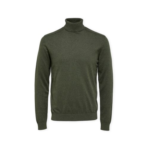 Pull Noos Berg Roll Neck Knit - Forest Green - Selected - Modalova