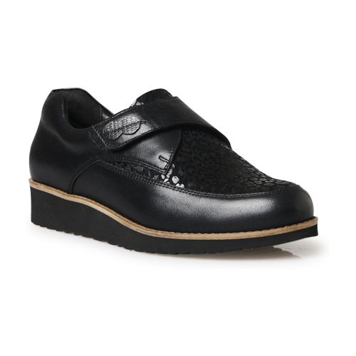 Derbies Derbies cuir à patte scratch - Pediconfort - Modalova