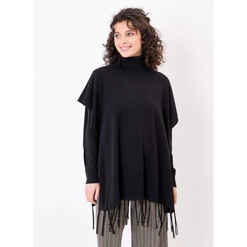 Pull Poncho maille col roulé PAT - La Fiancee Du Mekong - Modalova