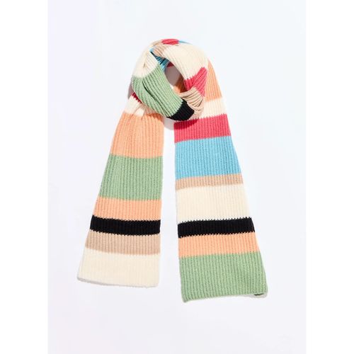 Echarpe Écharpe tricotée rayée rectangulaire LOMASI - La Fiancee Du Mekong - Modalova