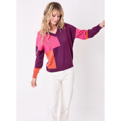 Pull Pull tricot patchwork ALISO - La Fiancee Du Mekong - Modalova