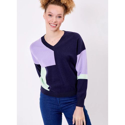 Pull Pull tricot patchwork ALISO - La Fiancee Du Mekong - Modalova