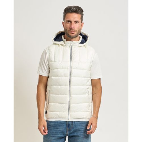 Gilet Blouson à gilet sans manches avec capuche - Yes Zee - Modalova