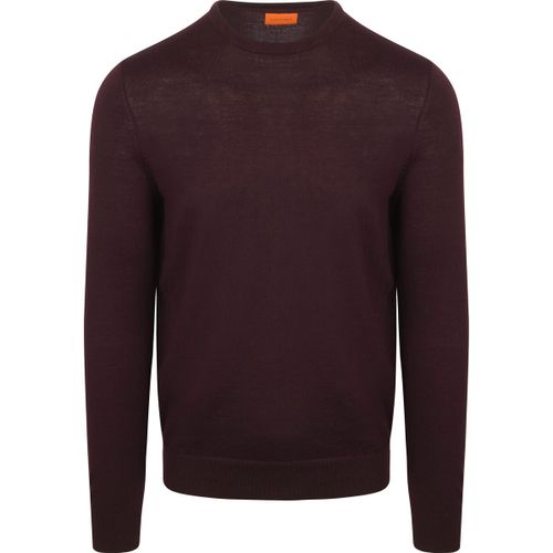 Sweatshirts Pull Laine Mérino Bordeaux - Suitable - Modalova