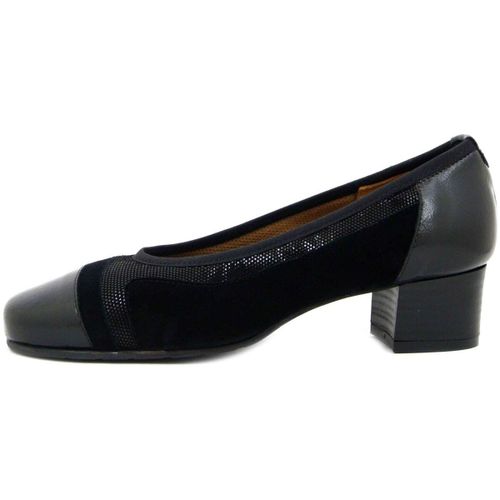 Chaussures escarpins Escarpin , Daim et Cuir Verni, Artisanal - I4MAX - Osvaldo Pericoli - Modalova