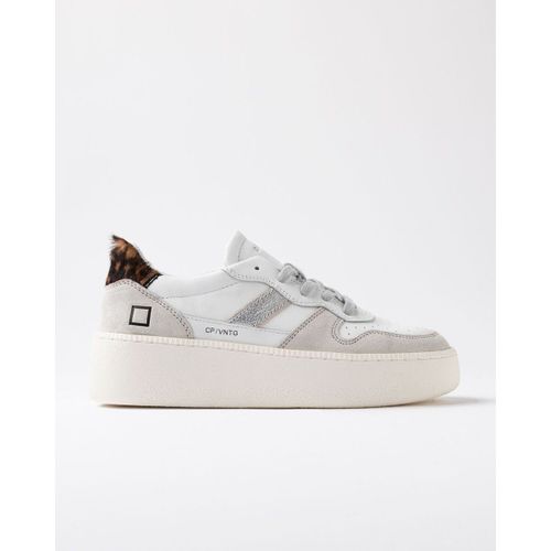 Baskets basses W431-CP-VC-WD PLATFORM VINTAGE-WHITE LEOPARD - D.A.T.E. - Modalova