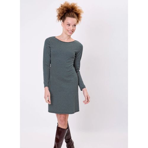 Robe courte Robe ajustée maille jacquard bio CARLA - La Fiancee Du Mekong - Modalova