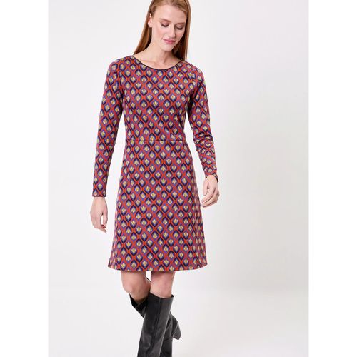 Robe courte Robe ajustée maille jacquard bio CARLA - La Fiancee Du Mekong - Modalova