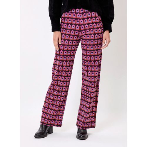 Pantalon Pantalon ample maille jacquard bio PALMERO - La Fiancee Du Mekong - Modalova