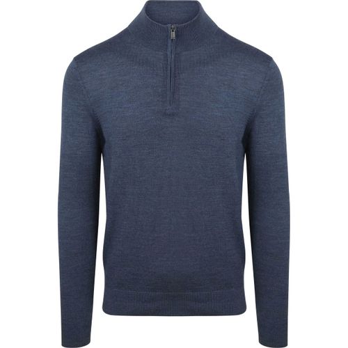 Sweatshirts Merino Half Zip Sweater Bleu Denim - Suitable - Modalova
