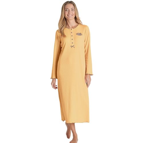 Robe by - Chemise de nuit longue coton - Daxon - Modalova