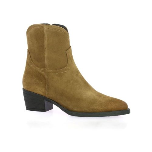 Bottines Pao Boots cuir velours - Pao - Modalova
