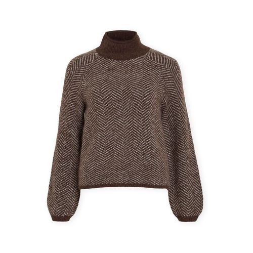 Pull Noos Lory High Knit - Coffee Bean - Vila - Modalova