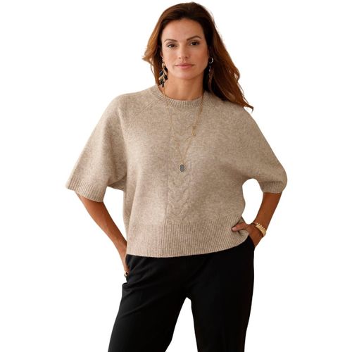 Sweatshirts by - Pull avec laine manches courtes - Daxon - Modalova