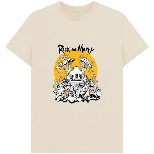 T-shirt Rest And Ricklaxation - Dessins Animés - Modalova