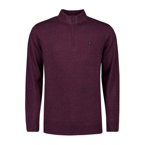 Pull Pull Demi-Zip Dark Wine Mélange - No Excess - Modalova