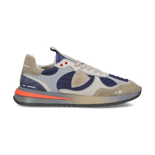 Baskets basses OYLU NR02 - OLYMPIQUE LOW-BLEU GRIS - Philippe Model - Modalova