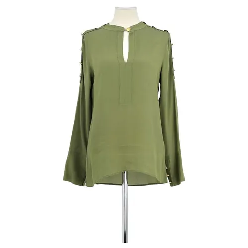 Blouses Balmain Blouse en soie kaki - Balmain - Modalova