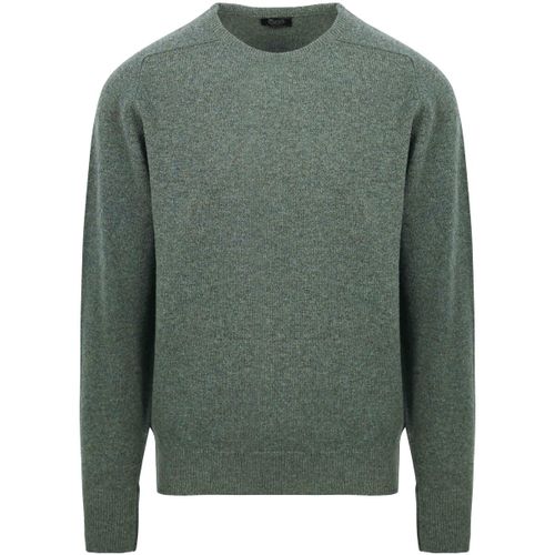 Pull Pullover O-neck Lambswool Landscape Green - William Lockie - Modalova