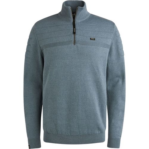 Pull Sweater Half Zip Textured Blue - Vanguard - Modalova