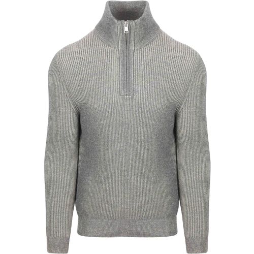 Pull Marc O'Polo Halfzip Rib Grey - Marc O'Polo - Modalova
