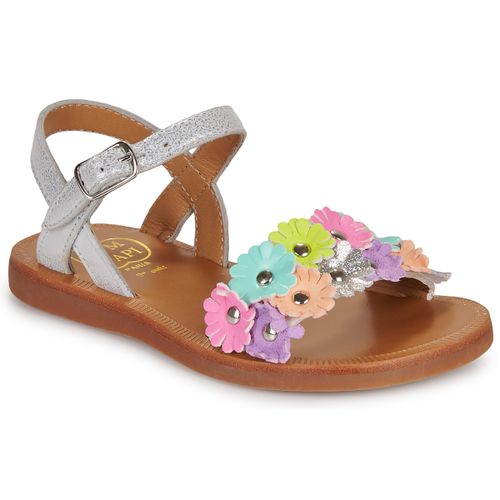 Sandales plates PLAGETTE MULTI FLO - Pom d'Api - Modalova