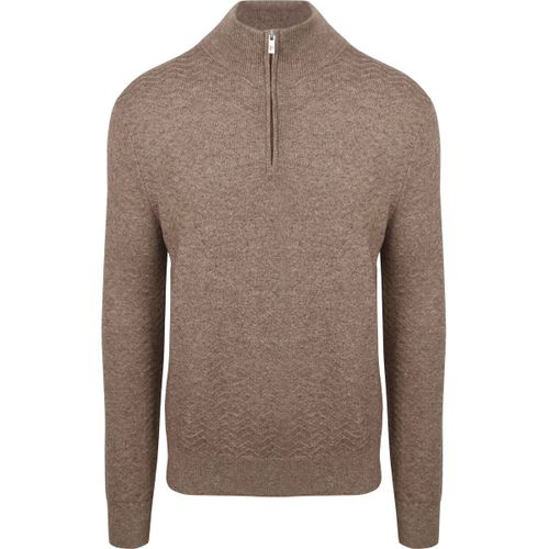 Pull R2 Pullover Halfzip Weave Structure Taupe - R2 Amsterdam - Modalova