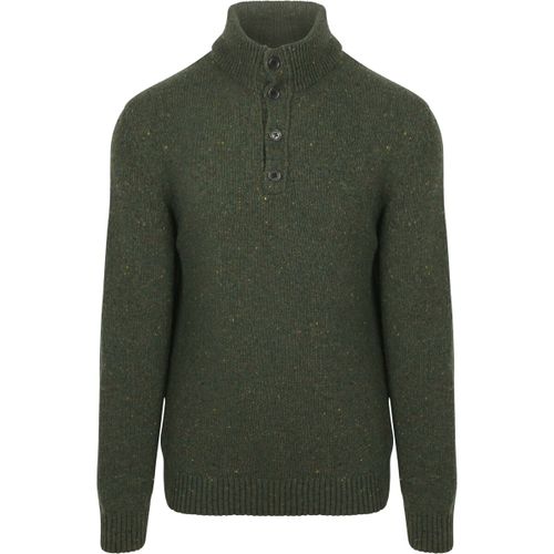 Pull Pull Col Roulé Mélange Laine Vert Foncé - Gant - Modalova